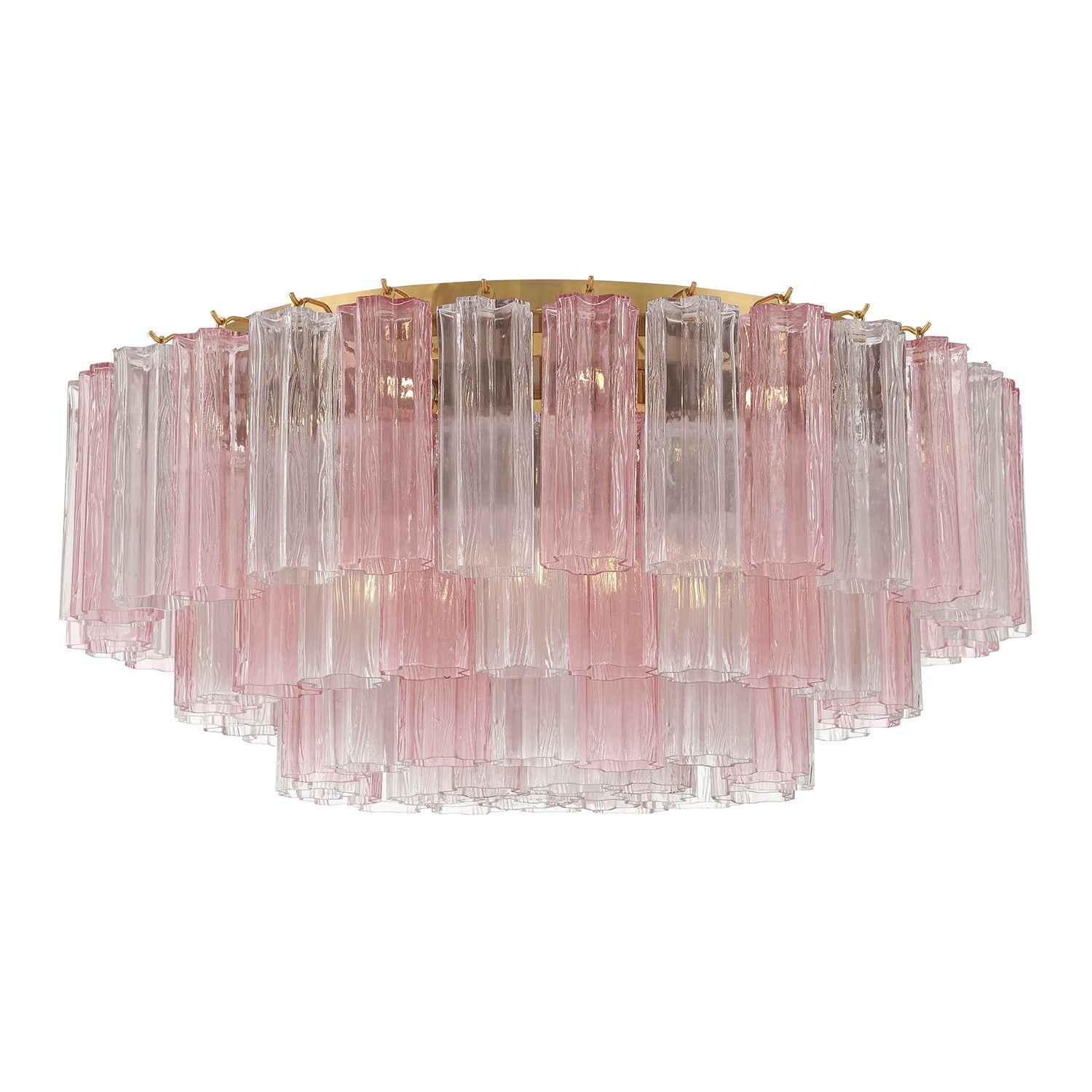 Crystorama - ADD-331-AG-SP - 16 Light Flush Mount - Addis - Aged Brass