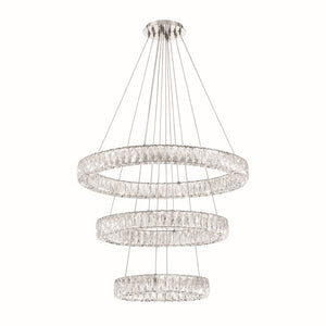 Crystorama - ED3563201CH - LED Chandelier - Kinsley - Polished Chrome