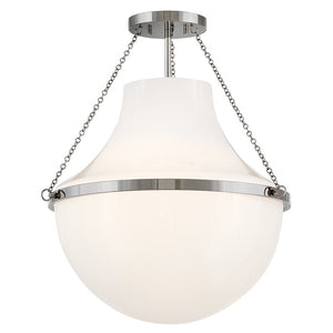 Hinkley - 46893PN - LED Semi-Flush Mount - Collins - Polished Nickel
