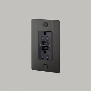 Buster + Punch - NSC-093803 - Duplex Outlet - Smoked Bronze