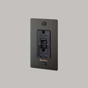 Buster + Punch - NSK-093509 - Duplex Outlet - Smoked Bronze