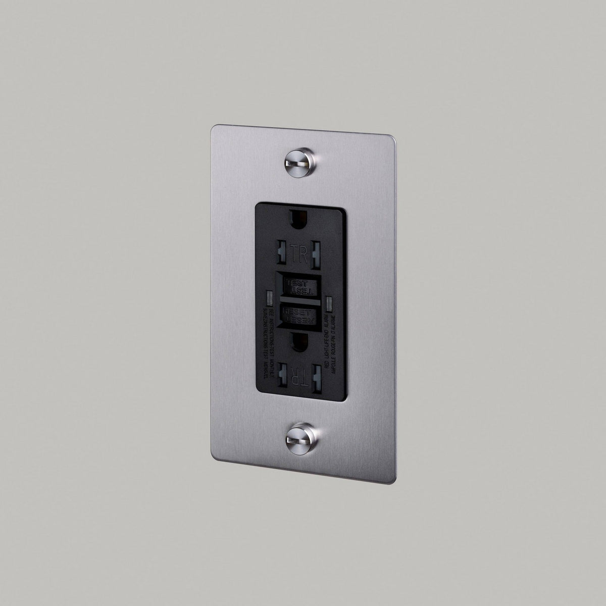 Buster + Punch - NSC-073804 - Duplex Outlet - Steel