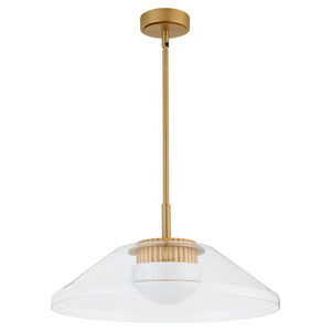 Oxygen - 3-659-56 - LED Pendant - Eros - Brushed Brass