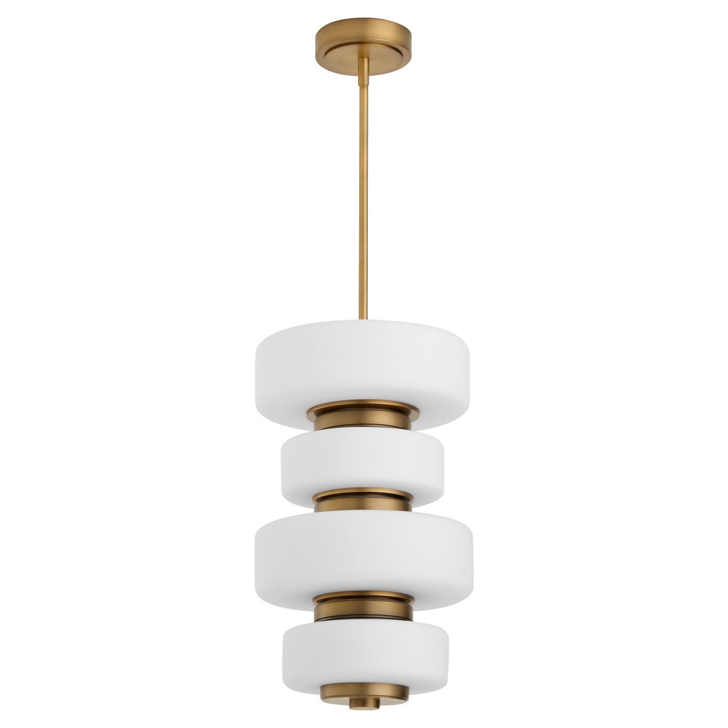 Oxygen - 3-81-56 - LED Pendant - Favo - Brushed Brass