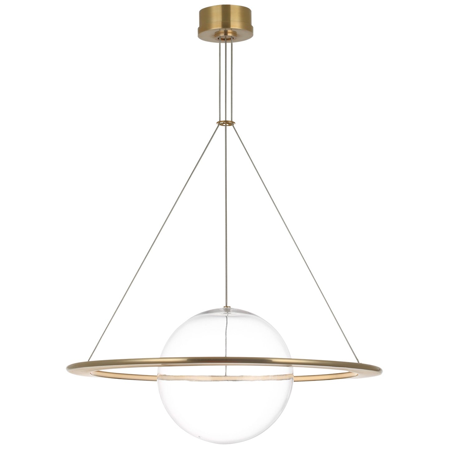 Visual Comfort Signature - BBL 5167SB-CG - LED Chandelier - Cosmos - Soft Brass