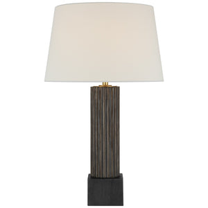 Visual Comfort Signature - CHA 8680VTW/EBO-L - LED Table Lamp - Reeve - Vintage Walnut and Ebonized Oak