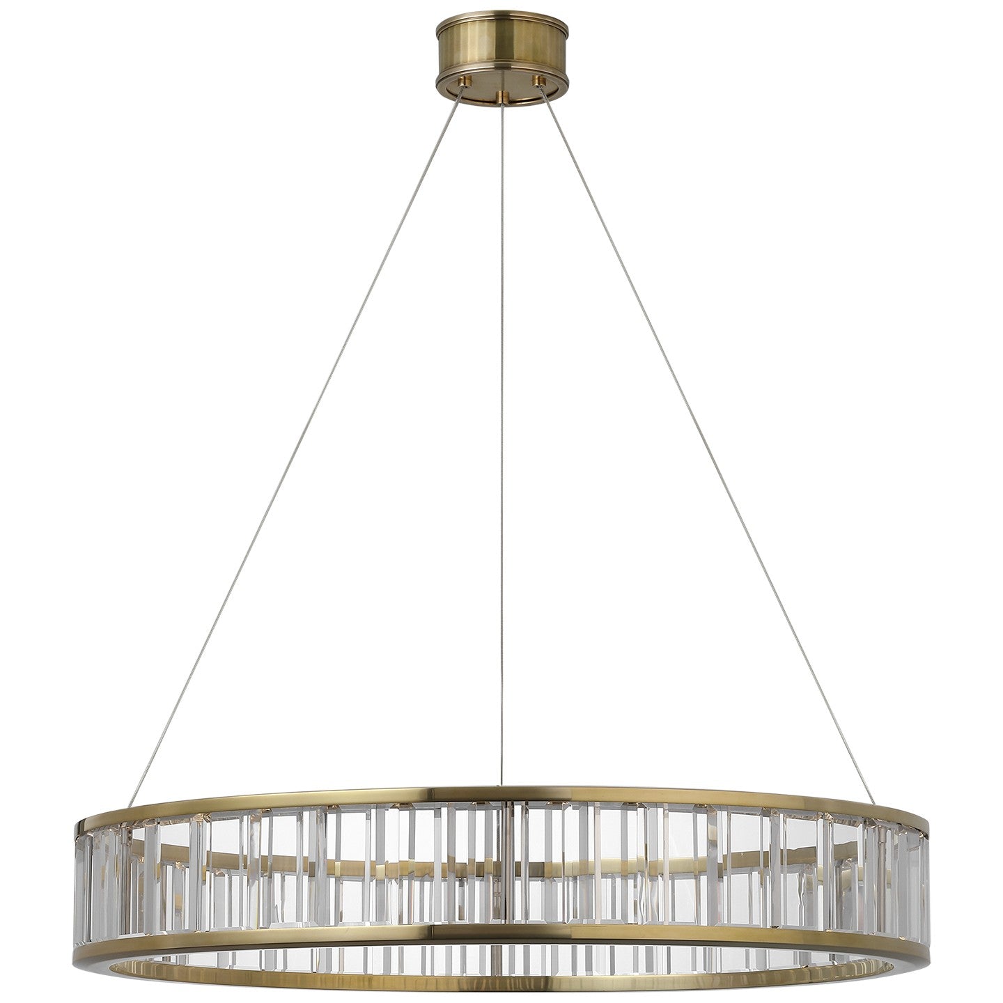 Visual Comfort Signature - CHC 5800AB-CG - LED Chandelier - Iterna - Antique-Burnished Brass