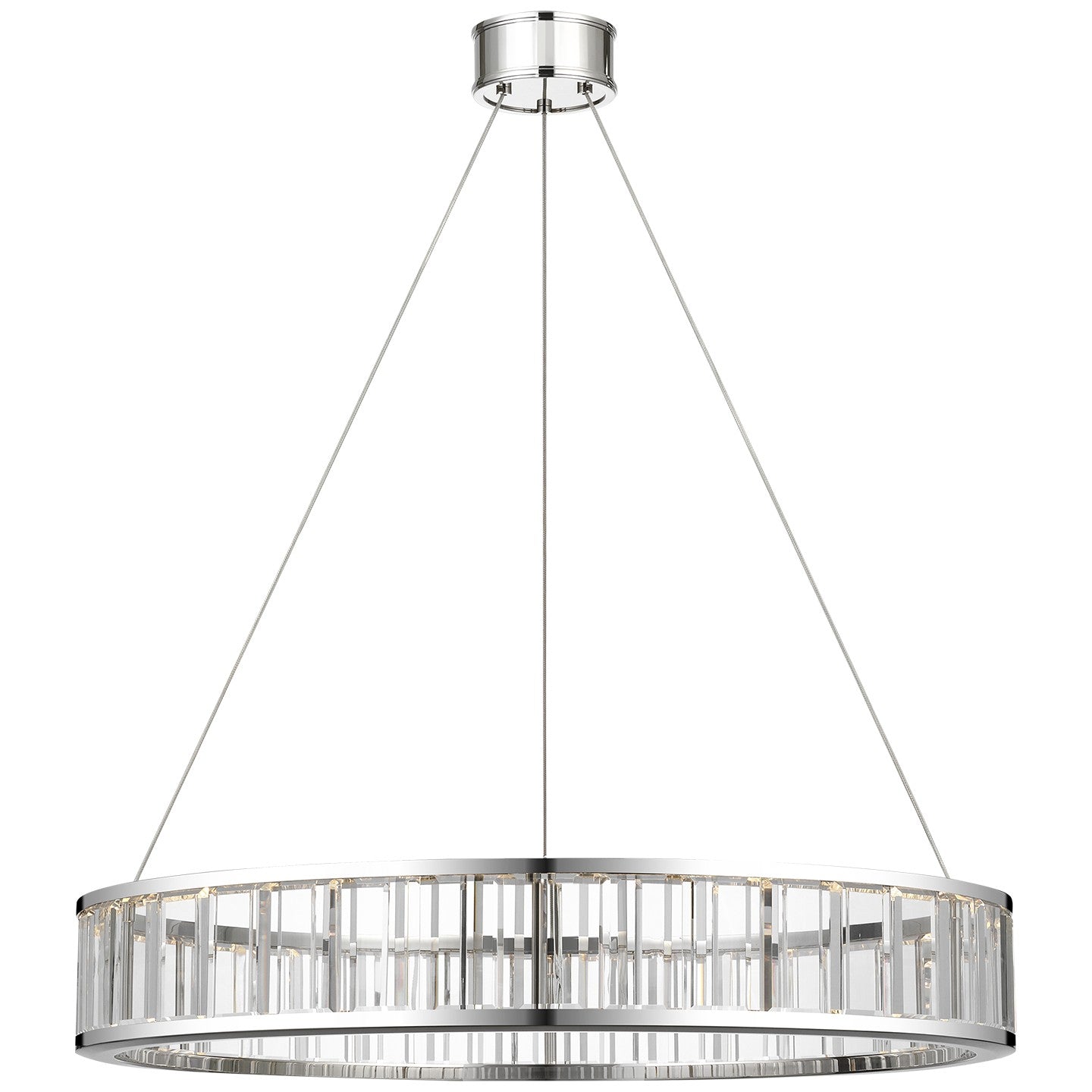 Visual Comfort Signature - CHC 5800PN-CG - LED Chandelier - Iterna - Polished Nickel