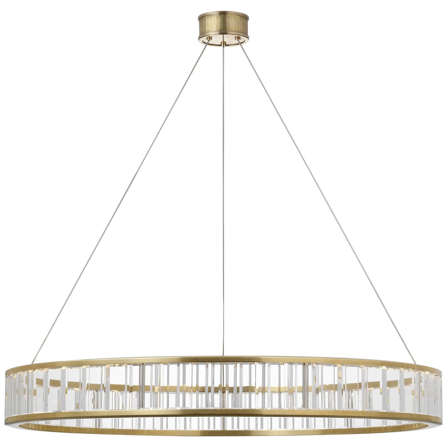 Visual Comfort Signature - CHC 5801AB-CG - LED Chandelier - Iterna - Antique-Burnished Brass