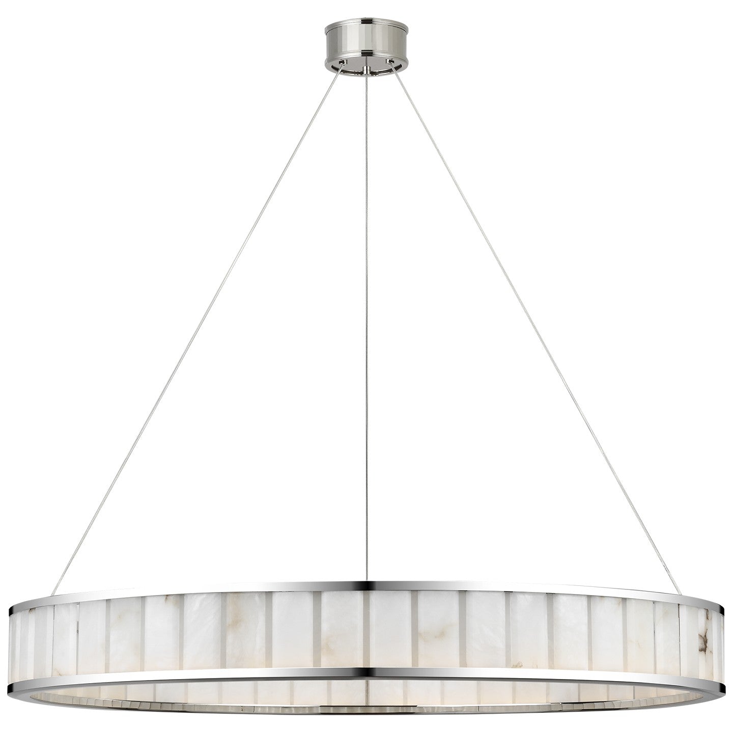 Visual Comfort Signature - CHC 5801PN-ALB - LED Chandelier - Iterna - Polished Nickel