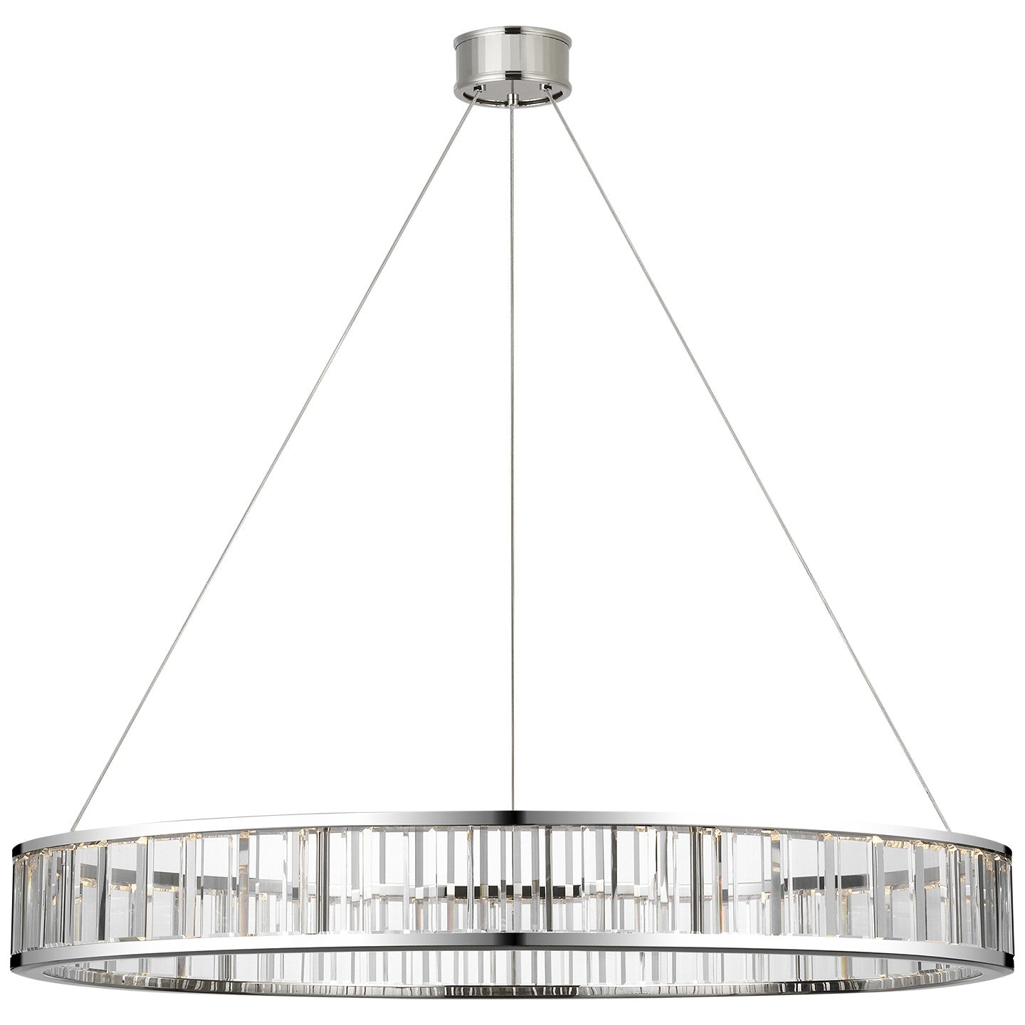 Visual Comfort Signature - CHC 5801PN-CG - LED Chandelier - Iterna - Polished Nickel