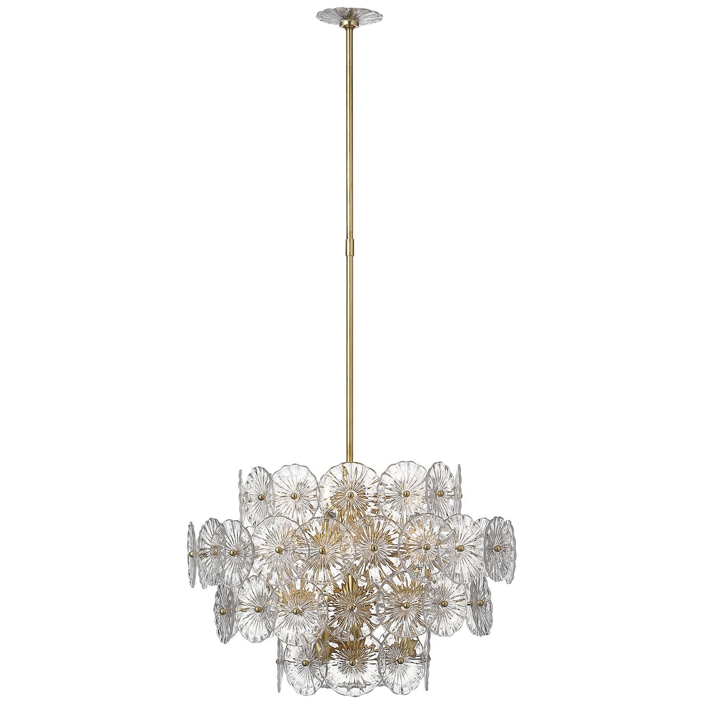 Visual Comfort Signature - JN 5035G-CG - LED Chandelier - Gianna - Gild