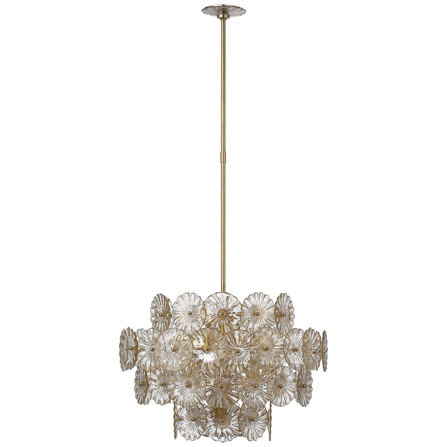 Visual Comfort Signature - JN 5035G-GF - LED Chandelier - Gianna - Gild