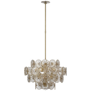 Visual Comfort Signature - JN 5035G-GF - LED Chandelier - Gianna - Gild