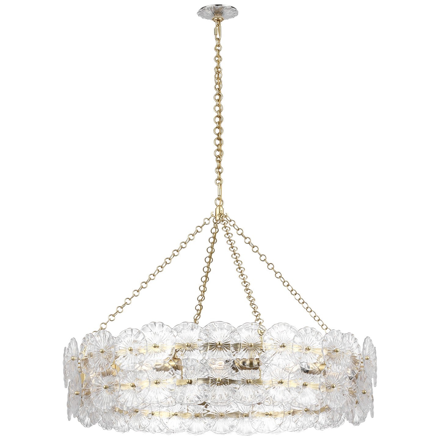 Visual Comfort Signature - JN 5037G-CG - LED Chandelier - Gianna - Gild