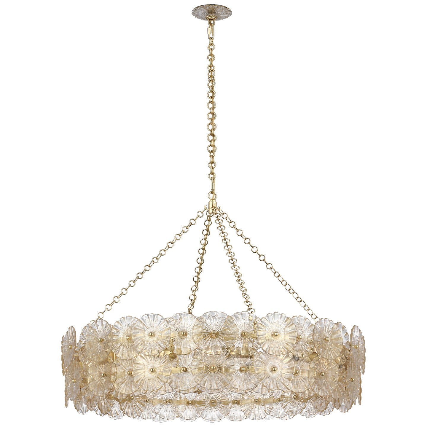 Visual Comfort Signature - JN 5037G-GF - LED Chandelier - Gianna - Gild