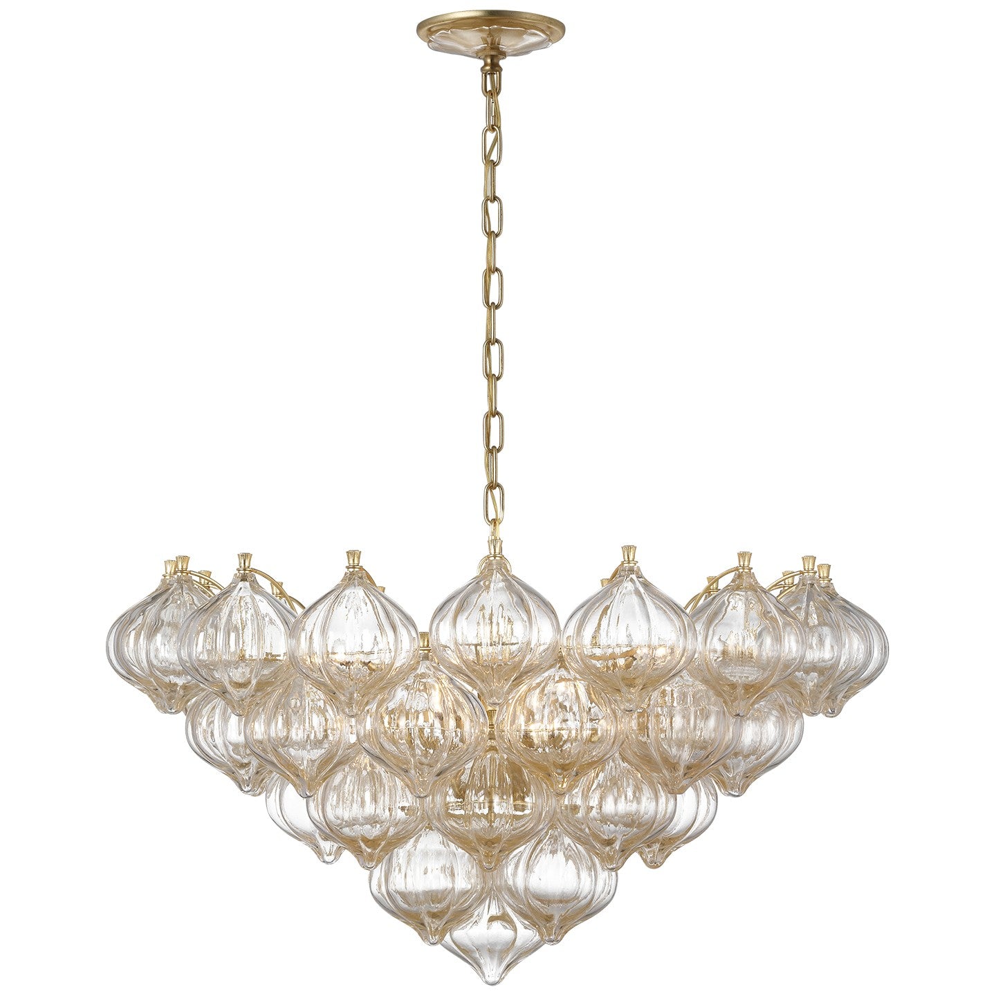 Visual Comfort Signature - JN 5145G-GF - LED Chandelier - Caselli - Gild