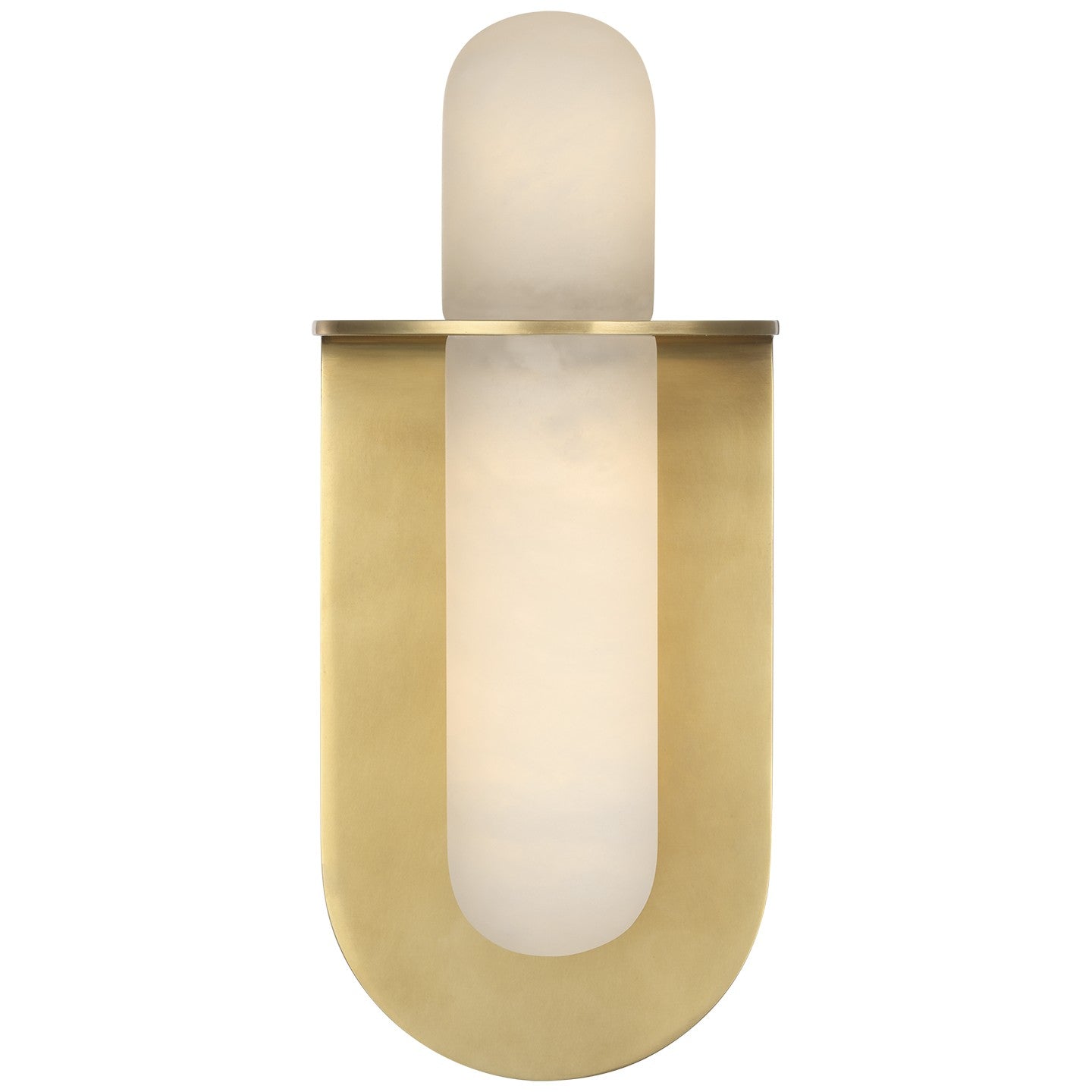Visual Comfort Signature - KW 2003AB-ALB - LED Wall Sconce - Fosse - Antique-Burnished Brass