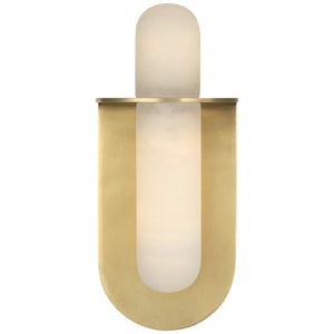 Visual Comfort Signature - KW 2003AB-ALB - LED Wall Sconce - Fosse - Antique-Burnished Brass