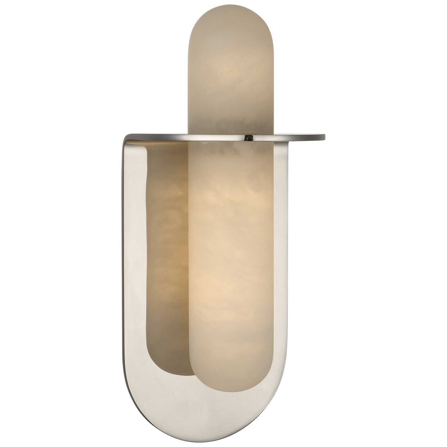 Visual Comfort Signature - KW 2003PN-ALB - LED Wall Sconce - Fosse - Polished Nickel