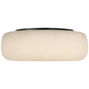 Visual Comfort Signature - KW 4904ALB/BZ - LED Flush Mount - Formosa - Alabaster and Bronze