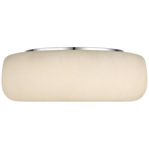 Visual Comfort Signature - KW 4904ALB/PN - LED Flush Mount - Formosa - Alabaster and Polished Nickel