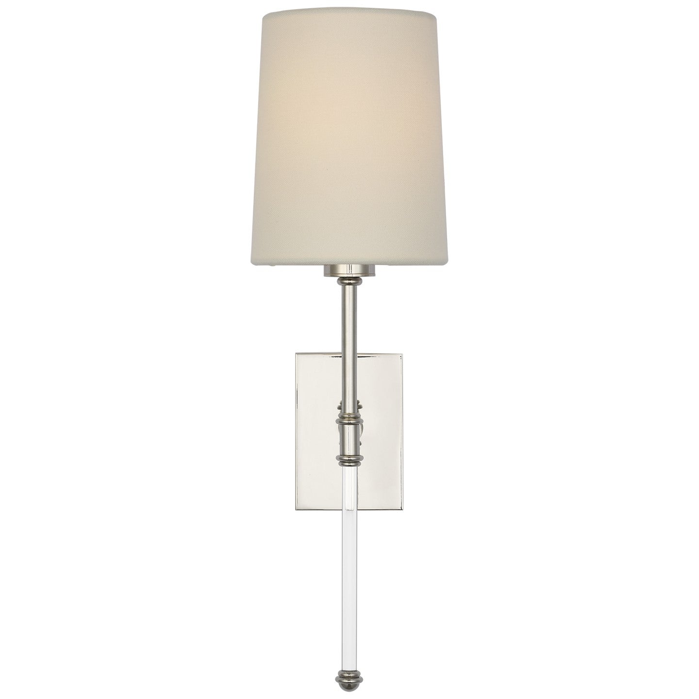 Visual Comfort Signature - SK 2014PN-L - LED Wall Sconce - Camille - Polished Nickel