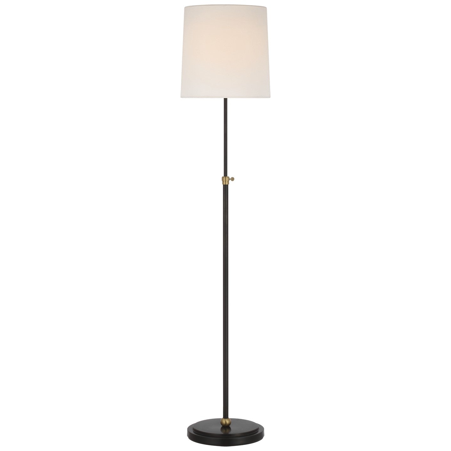 Visual Comfort Signature - TOB 1022BZ/HAB-L-CL - LED Floor Lamp - Bryant - Bronze and Hand-Rubbed Antique Brass
