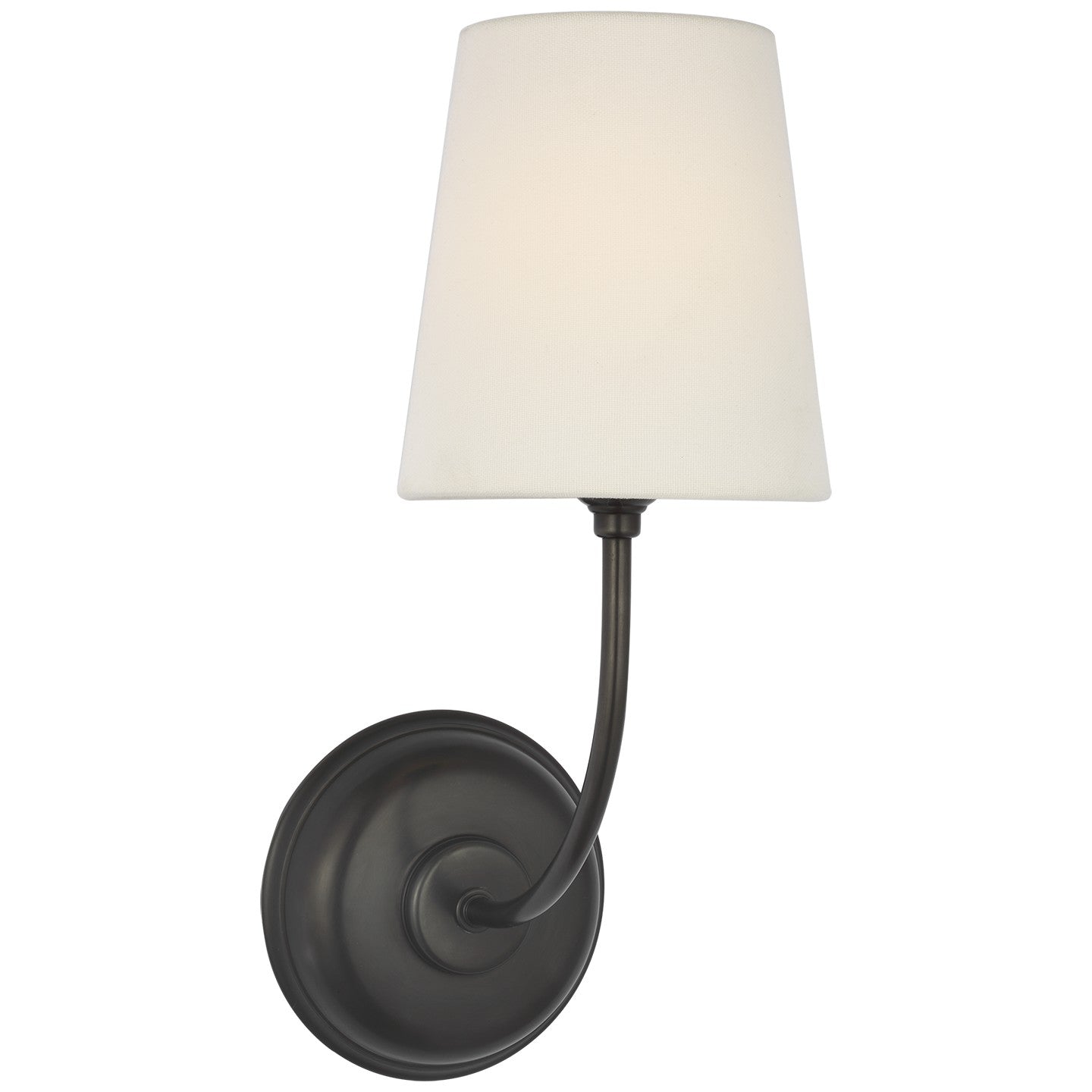 Visual Comfort Signature - TOB 2077BZ-L-CL - LED Wall Sconce - Vendome - Bronze