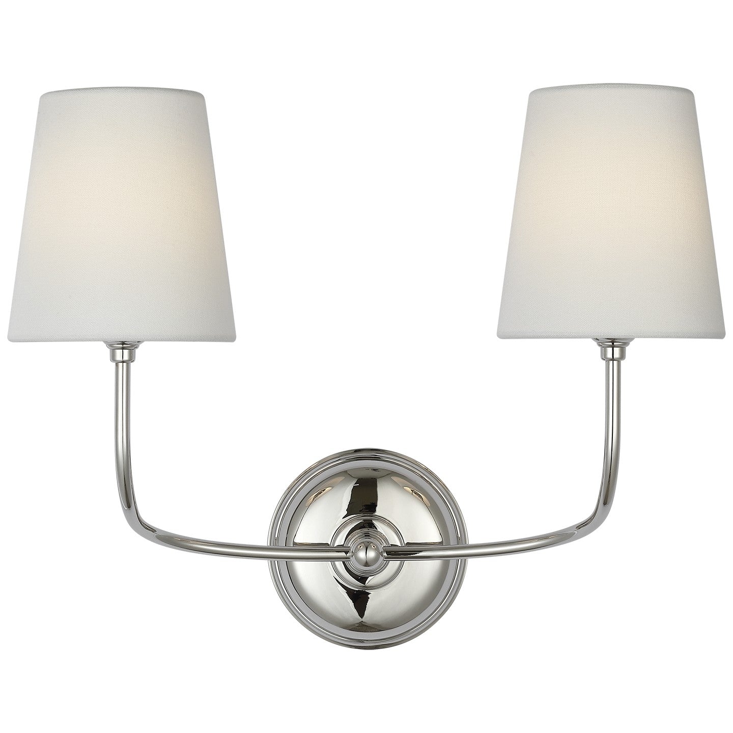 Visual Comfort Signature - TOB 2088PN-L-CL - LED Wall Sconce - Vendome - Polished Nickel