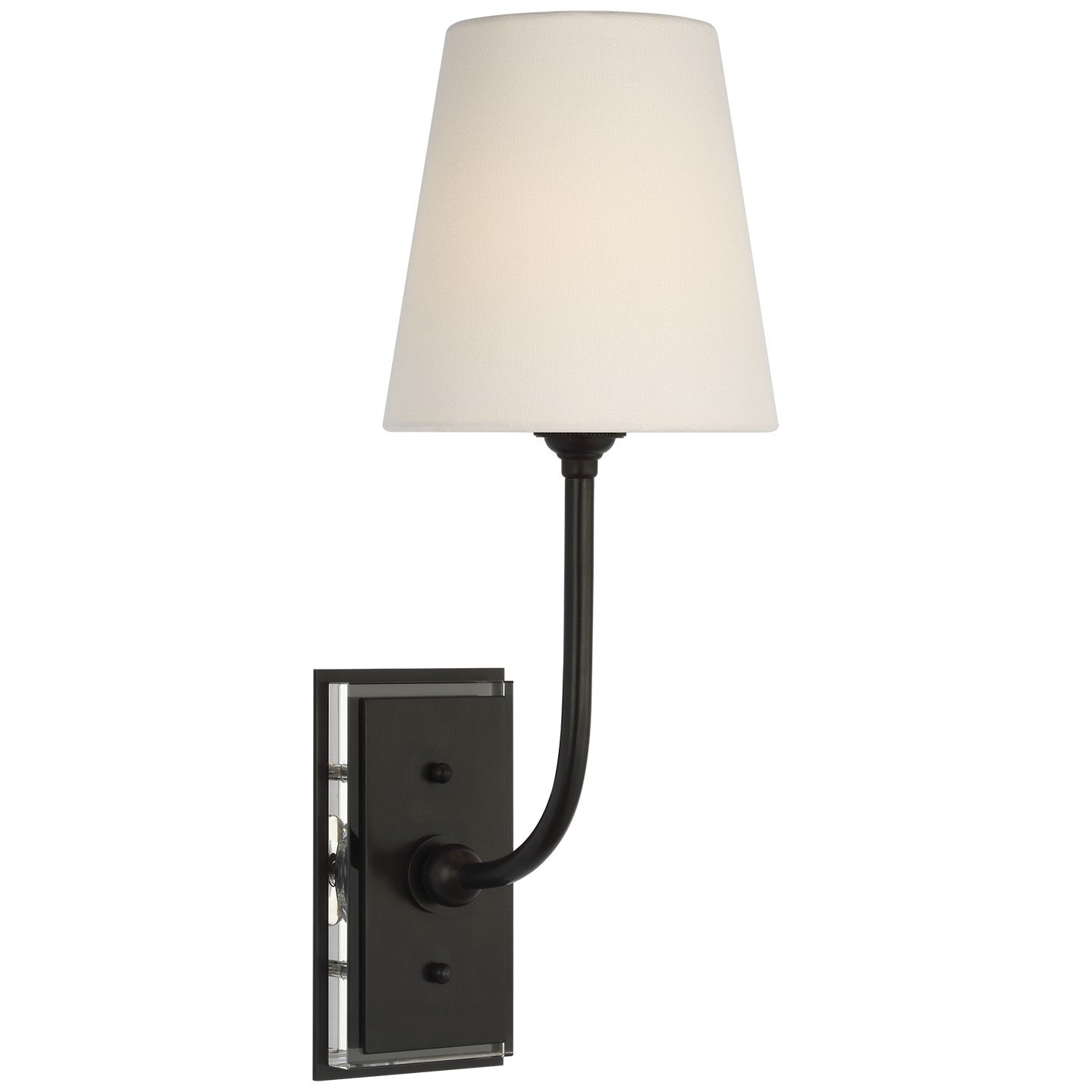 Visual Comfort Signature - TOB 2189BZ-L-CL - LED Wall Sconce - Hulton - Bronze