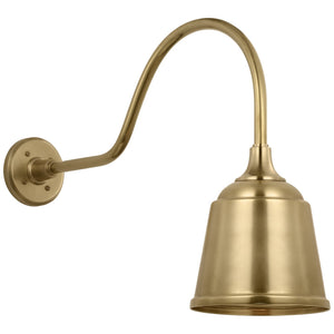 Visual Comfort Signature - TOB 2802HAB/S5-HAB - LED Barn Light - Academy Barn Light - Hand-Rubbed Antique Brass