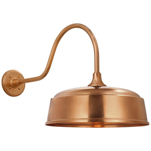 Visual Comfort Signature - TOB 2802SC/S7-SC - LED Barn Light - Academy Barn Light - Soft Copper