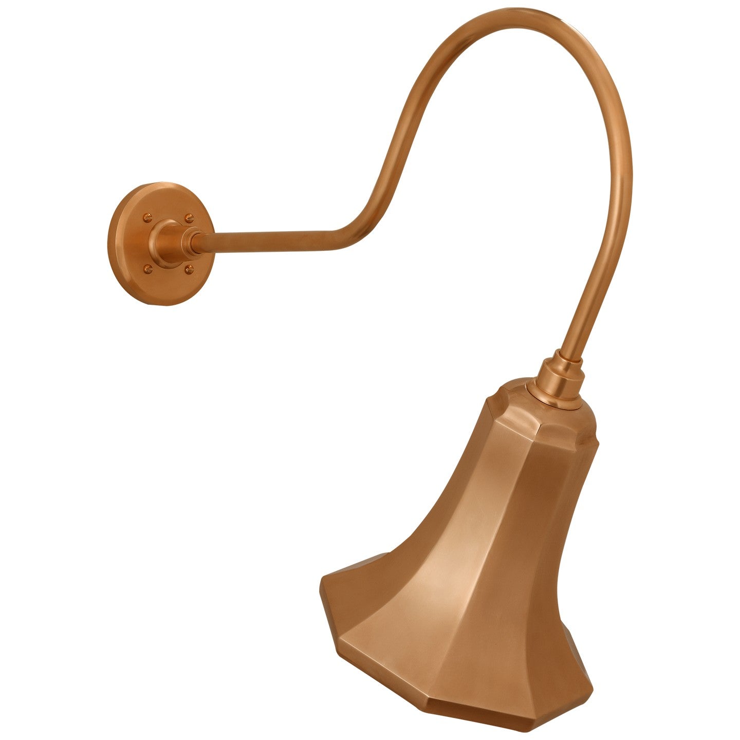 Visual Comfort Signature - TOB 2803SC/S9-SC - LED Barn Light - Academy Barn Light - Soft Copper