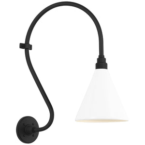 Visual Comfort Signature - TOB 2804MBK/S10-WHT - LED Barn Light - Academy Barn Light - Matte Black