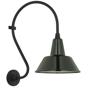 Visual Comfort Signature - TOB 2804MBK/S1-G - LED Barn Light - Academy Barn Light - Matte Black