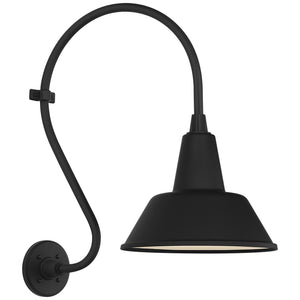 Visual Comfort Signature - TOB 2804MBK/S1-MBK - LED Barn Light - Academy Barn Light - Matte Black