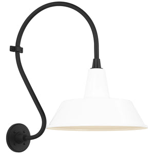 Visual Comfort Signature - TOB 2804MBK/S2-WHT - LED Barn Light - Academy Barn Light - Matte Black