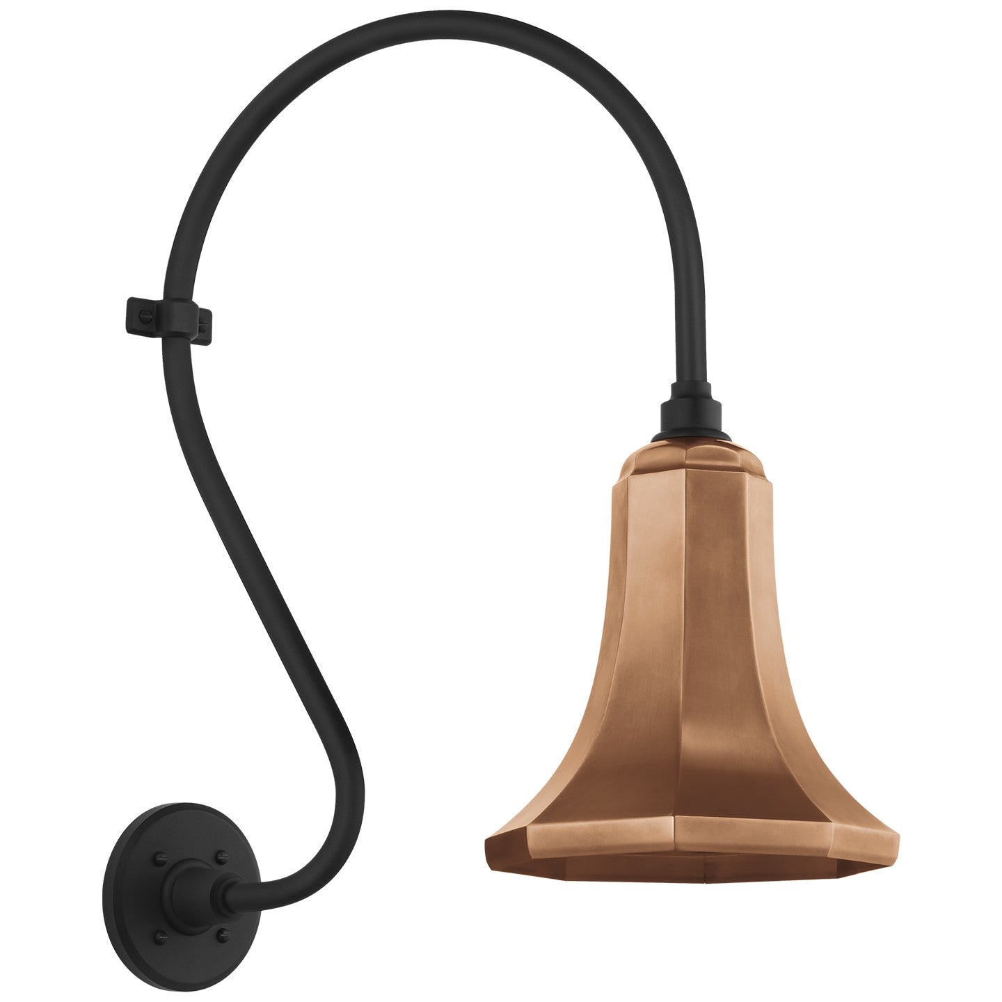 Visual Comfort Signature - TOB 2804MBK/S9-SC - LED Barn Light - Academy Barn Light - Matte Black