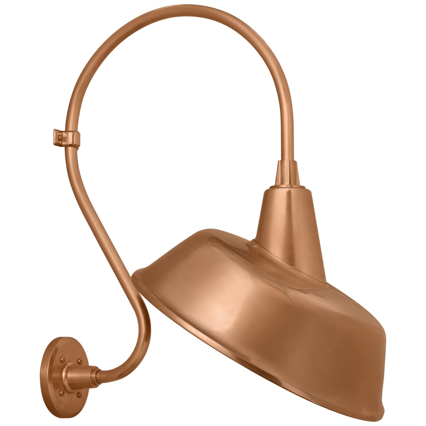 Visual Comfort Signature - TOB 2804SC/S4-SC - LED Barn Light - Academy Barn Light - Soft Copper