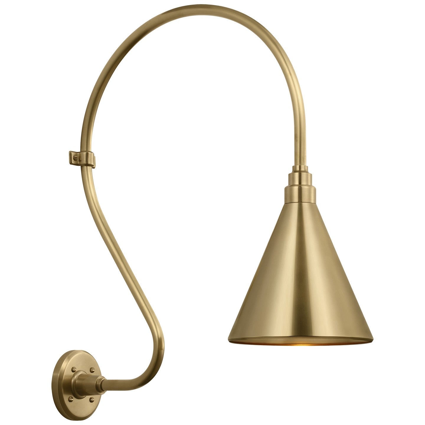 Visual Comfort Signature - TOB 2805HAB/S10-HAB - LED Barn Light - Academy Barn Light - Hand-Rubbed Antique Brass