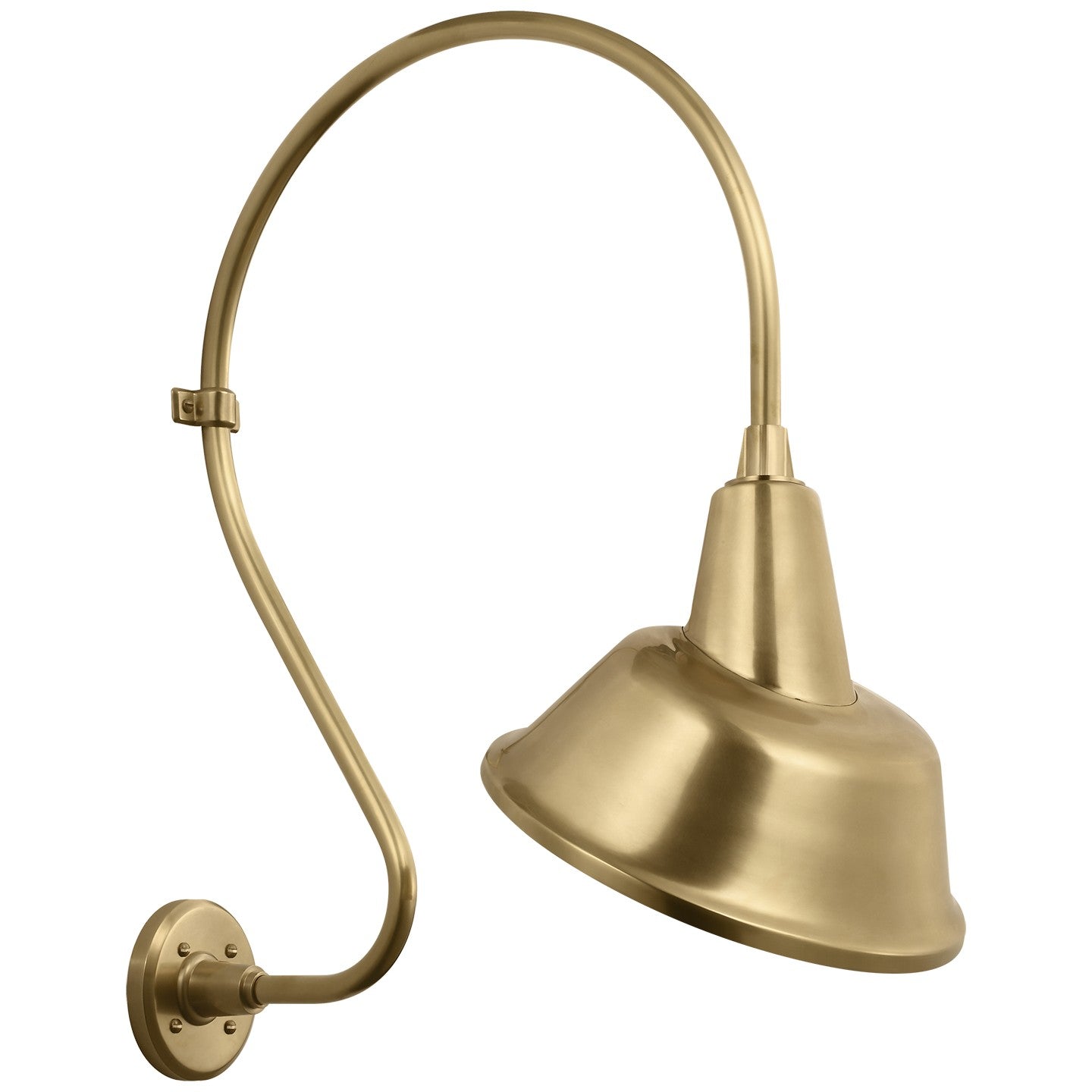 Visual Comfort Signature - TOB 2805HAB/S3-HAB - LED Barn Light - Academy Barn Light - Hand-Rubbed Antique Brass