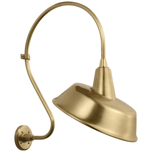 Visual Comfort Signature - TOB 2805HAB/S4-HAB - LED Barn Light - Academy Barn Light - Hand-Rubbed Antique Brass