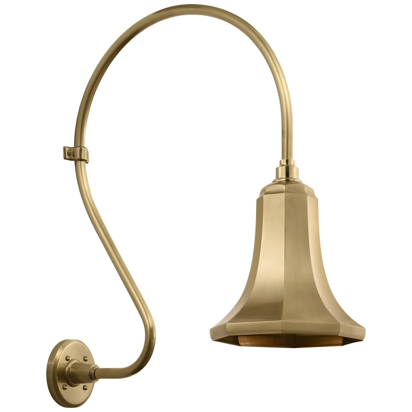 Visual Comfort Signature - TOB 2805HAB/S9-HAB - LED Barn Light - Academy Barn Light - Hand-Rubbed Antique Brass