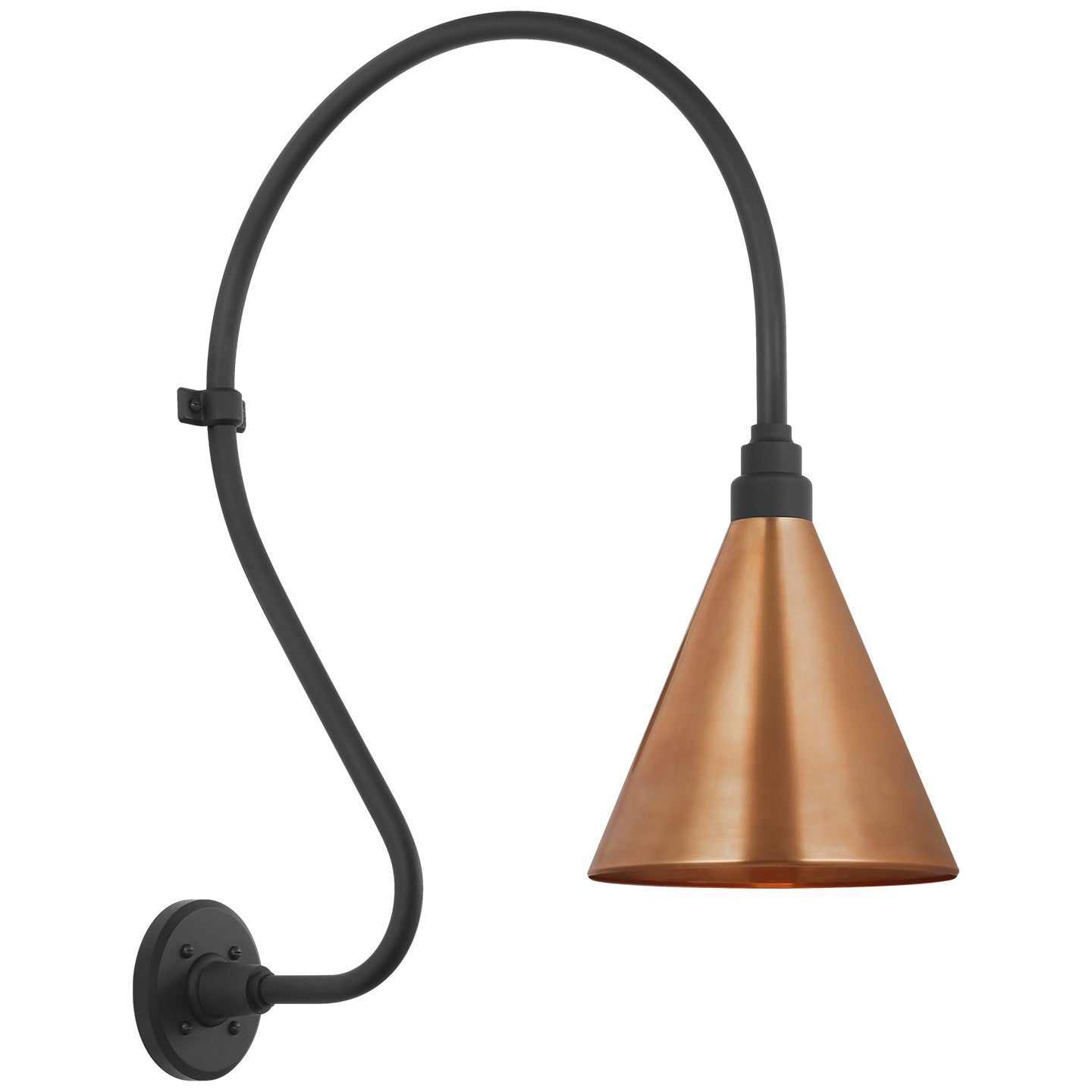Visual Comfort Signature - TOB 2805MBK/S10-SC - LED Barn Light - Academy Barn Light - Matte Black