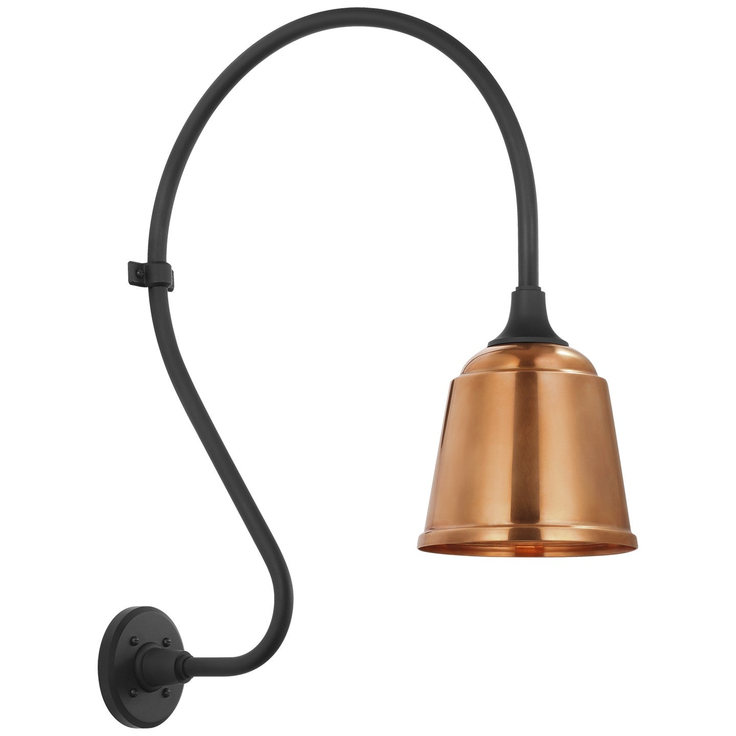 Visual Comfort Signature - TOB 2805MBK/S5-SC - LED Barn Light - Academy Barn Light - Matte Black