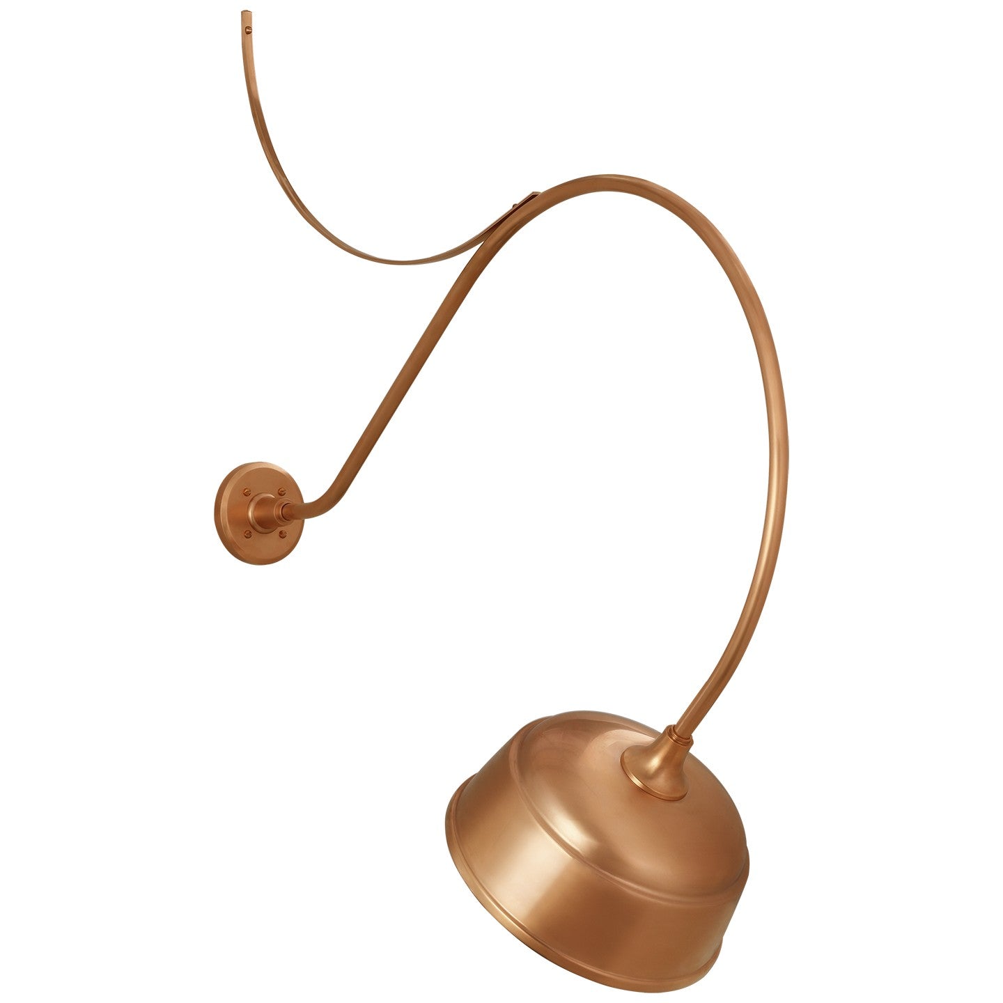 Visual Comfort Signature - TOB 2807SC/S6-SC - LED Barn Light - Academy Barn Light - Soft Copper