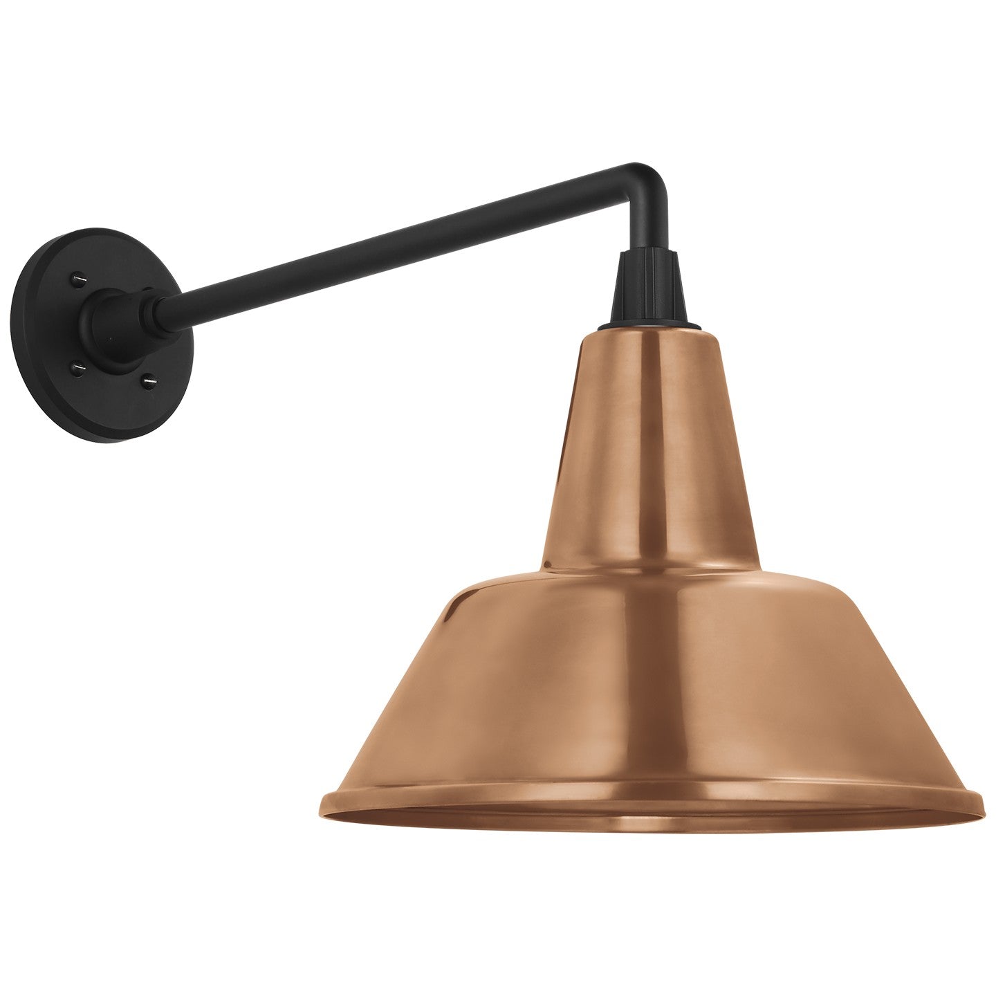 Visual Comfort Signature - TOB 2812MBK/S1-SC - LED Barn Light - Academy Barn Light - Matte Black