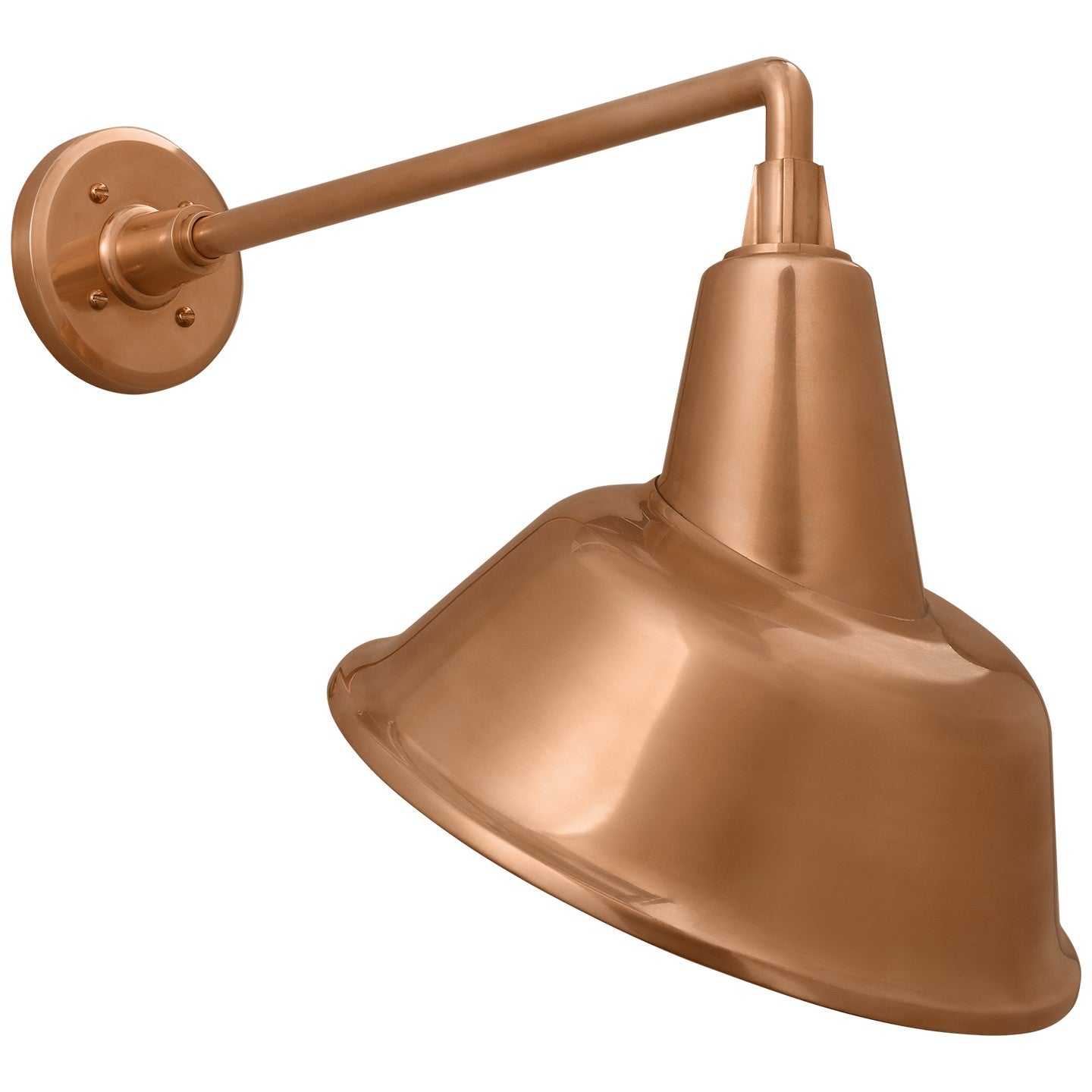 Visual Comfort Signature - TOB 2812SC/S3-SC - LED Barn Light - Academy Barn Light - Soft Copper