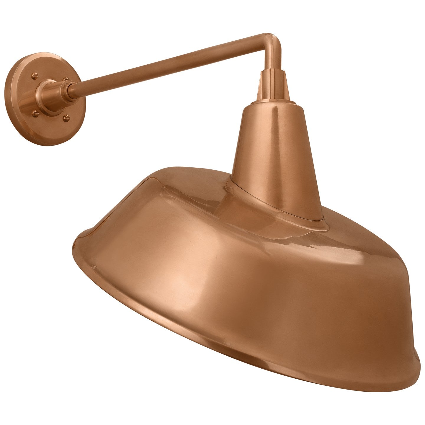 Visual Comfort Signature - TOB 2812SC/S4-SC - LED Barn Light - Academy Barn Light - Soft Copper